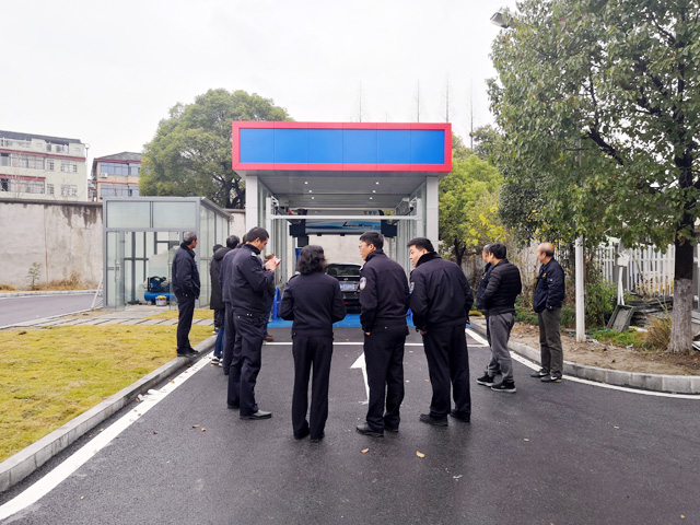 用户案例：镭豹360洗车机在浙江省第六监狱安装完成交付使用