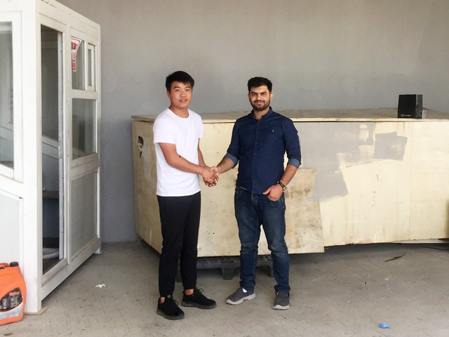 杭州英国365集团安装工程师顺利抵达伊拉克