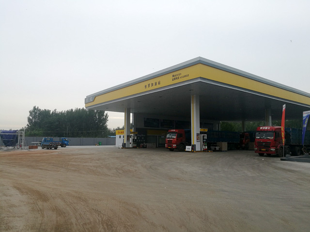 镭豹350用户案例:河北省唐山市滦南县世贸加油站