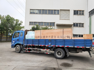 产品好发货快,镭豹360锐意型洗车机发往河南省长垣市东环路加油站
