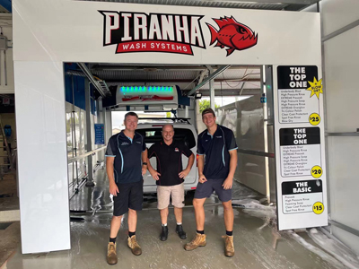 海外订单捷报频传,澳大利亚Piranha再订两台镭豹360炫彩型洗护一体机