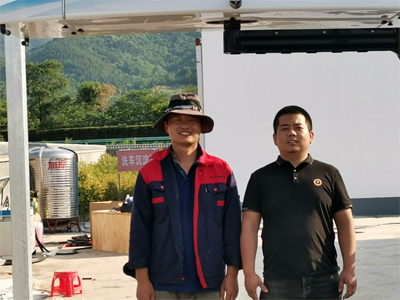 疫情之下，英国365集团快速高效的装机服务赢得了陕西省商洛市丹凤县桃园加油站高度认可