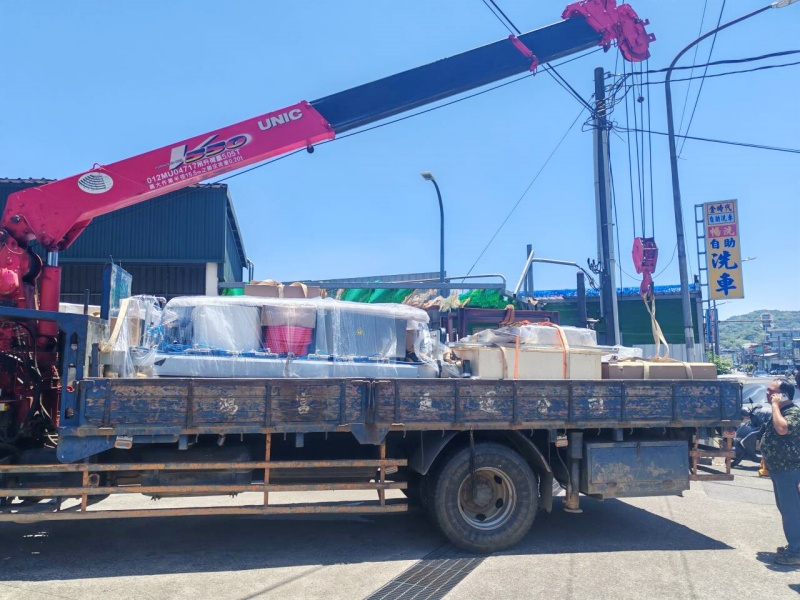 深耕宝岛|LEISUWASH 洗车机进驻台湾省新北市中油三峡站,安装施工稳步推进